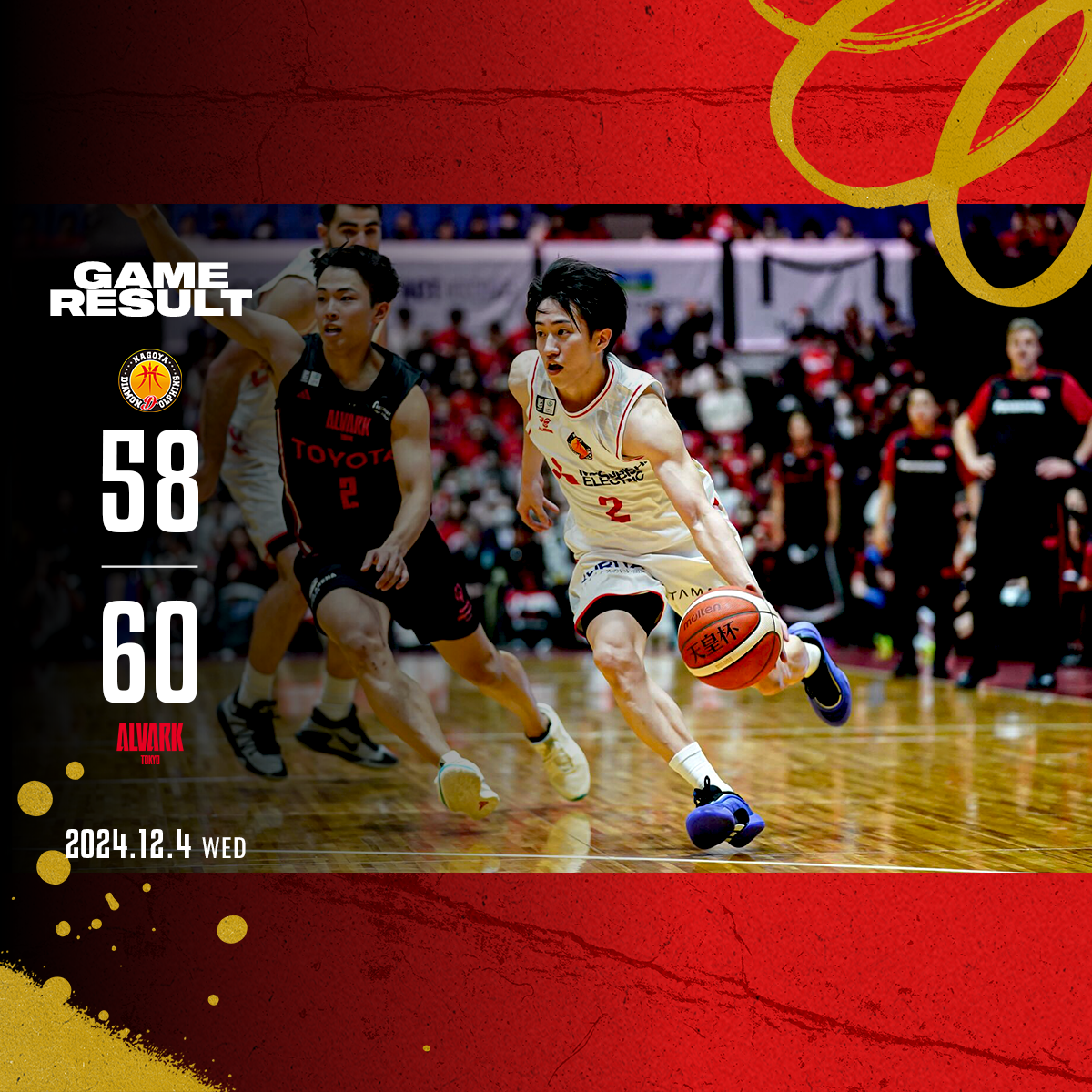 GAME REPORT【天皇杯3次ラウンド】12月4日（水）vs アルバルク東京